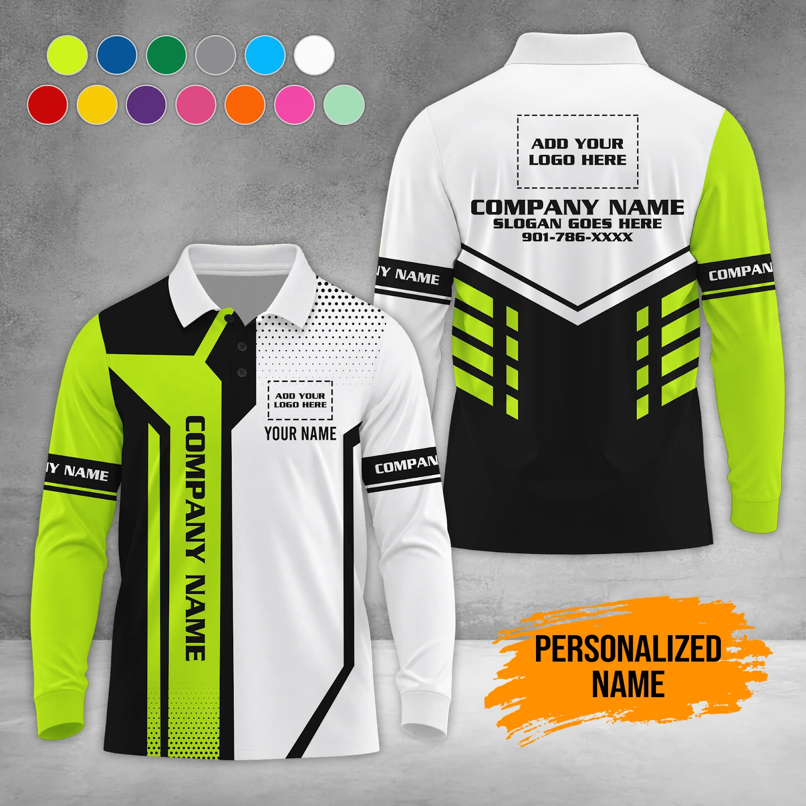 Personalized Work Shirt for Mechanics, Electricians & HVAC DA813