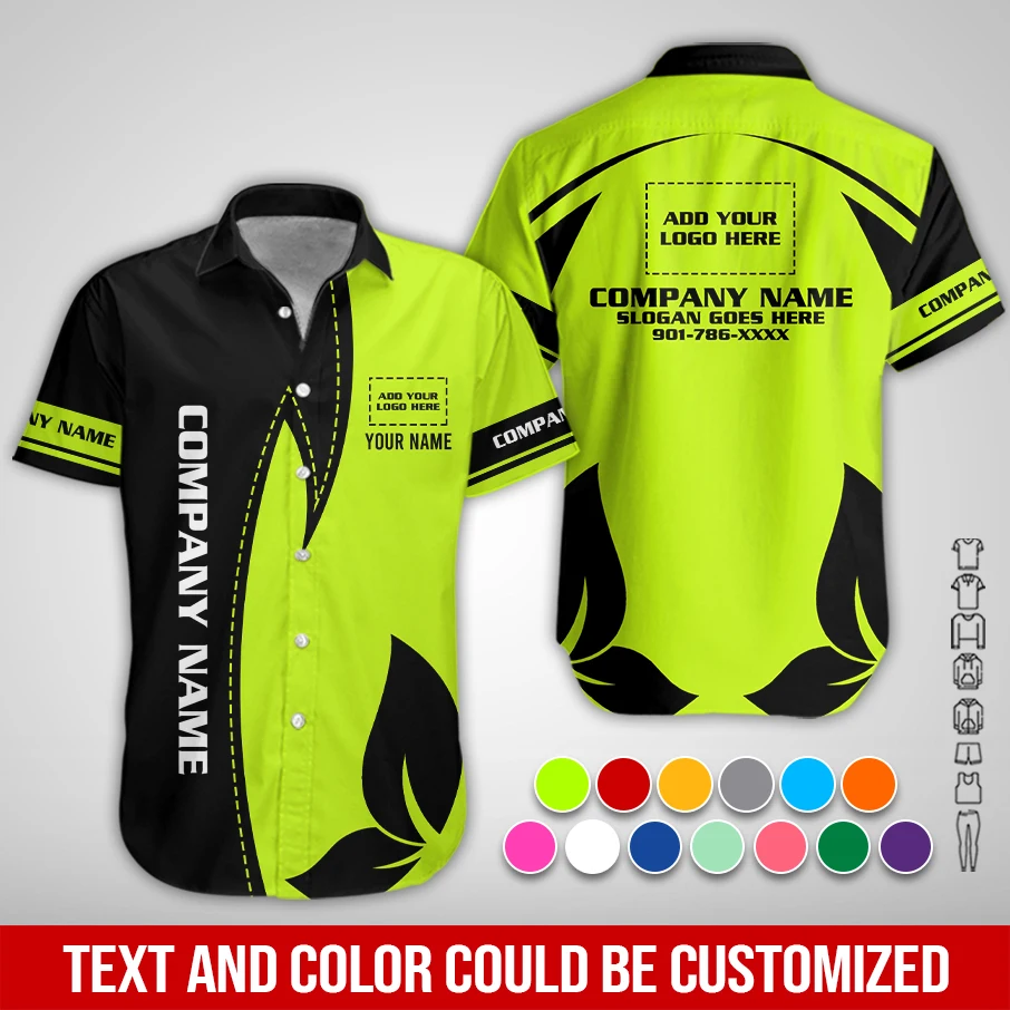 Personalized Name And Color Electrical Uniform All Over Printed Clothes PM308