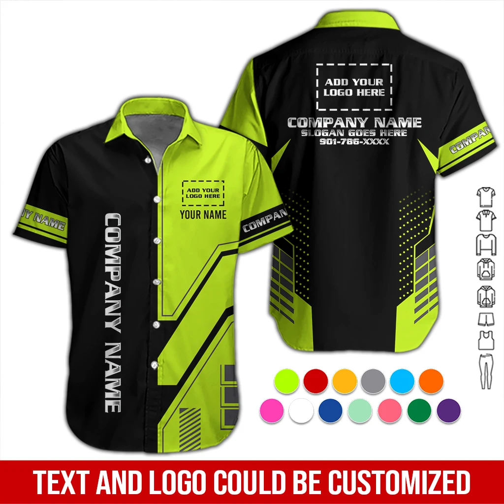 Personalized Work Shirt for Mechanics, Electricians & HVAC  DA818