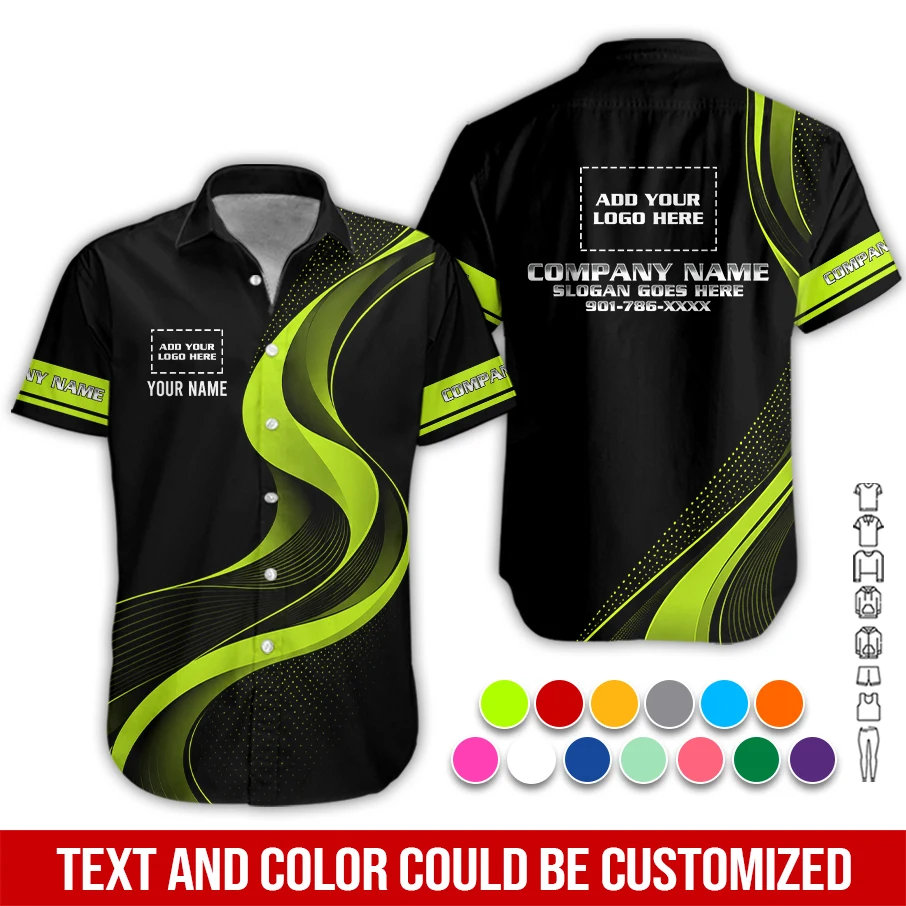 Personalized Name And Color Electrical Uniform All Over Printed Clothes PM309