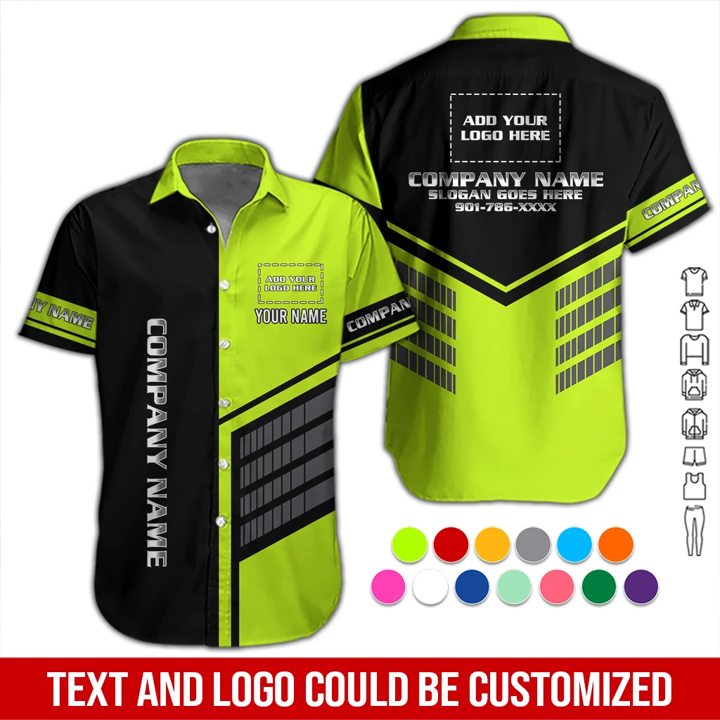 Personalized Work Shirt for Mechanics, Electricians & HVAC  DA819