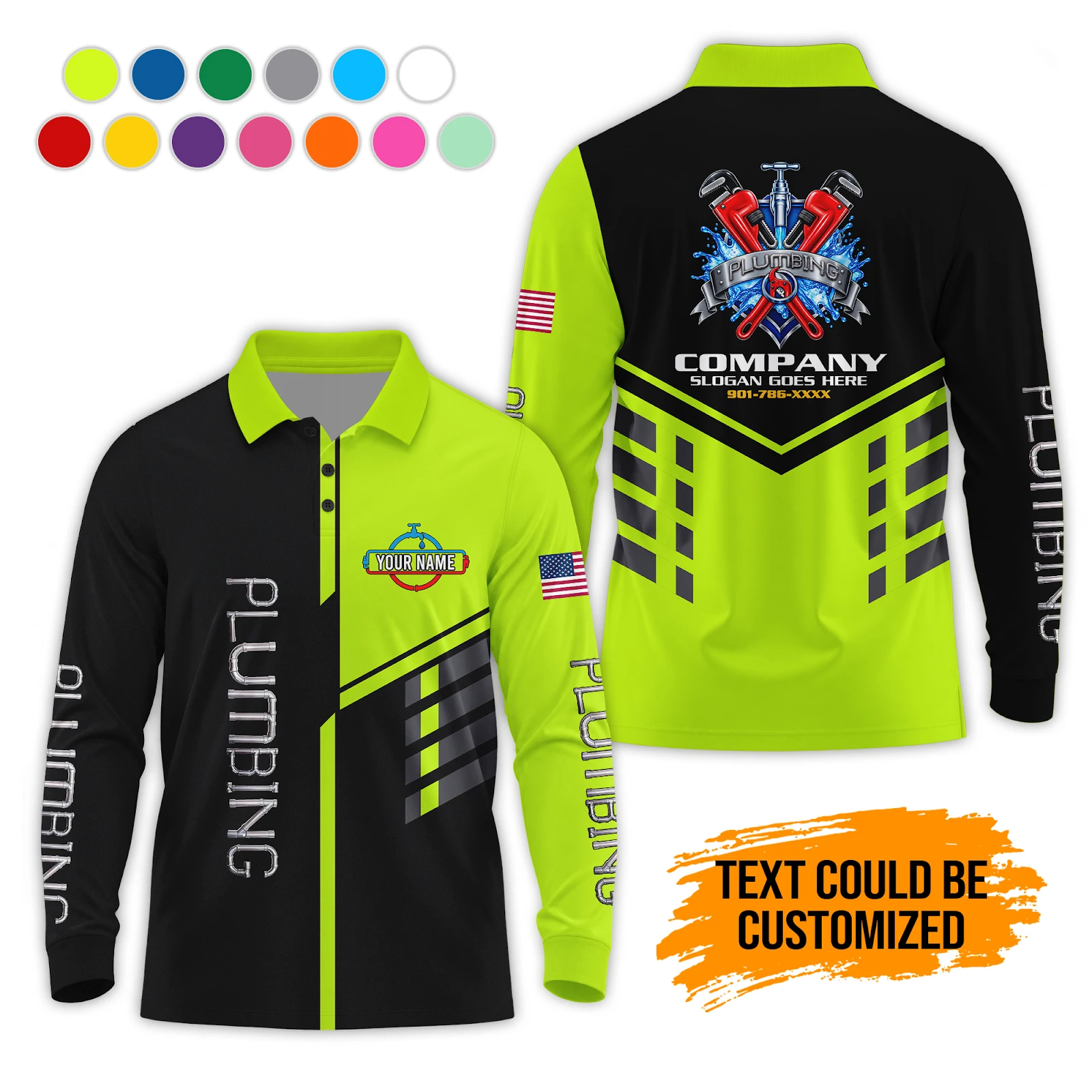 Personalized Name Plumbing Shirts PL285