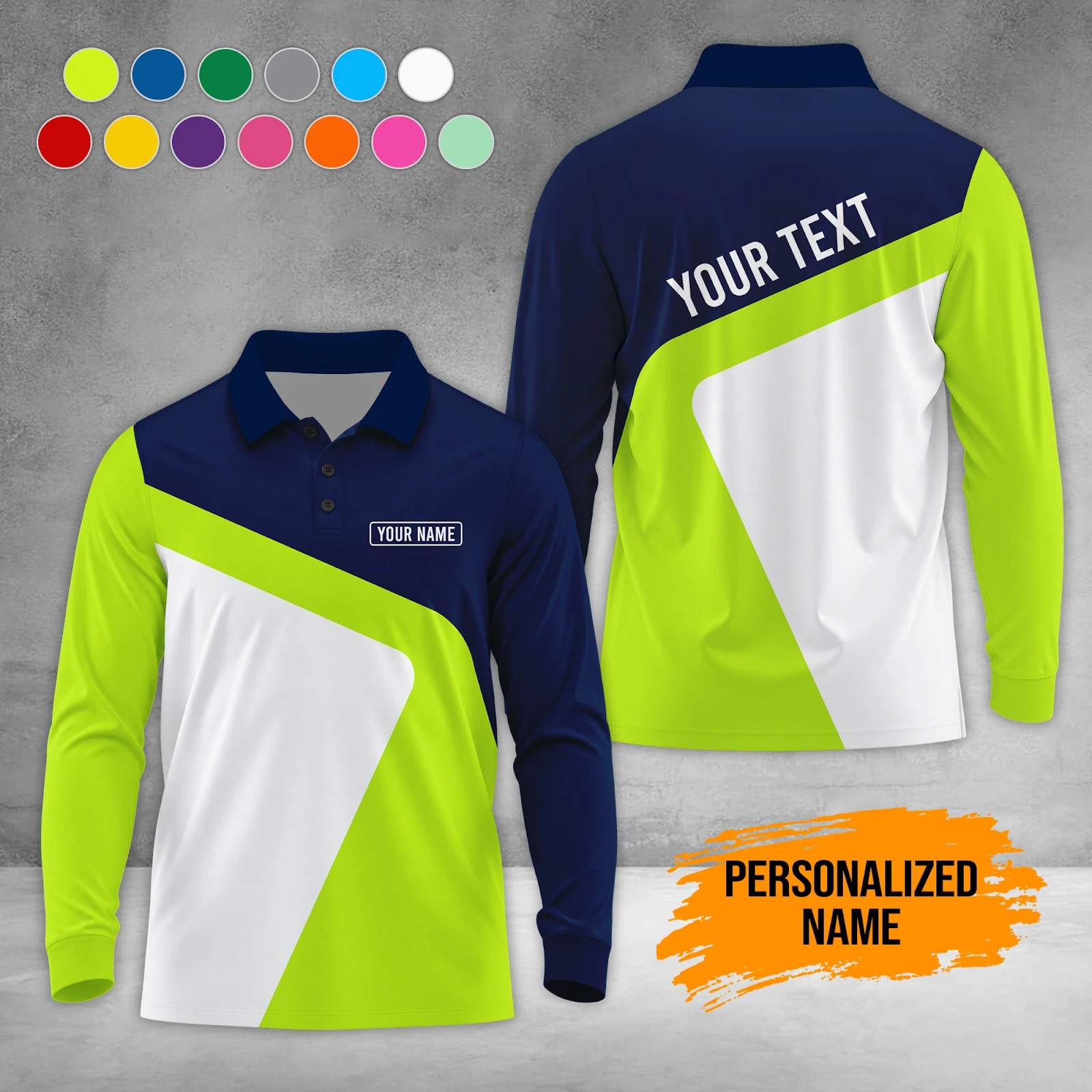 Customized Text Uniform Full Colors All Over Printed Clothe DA845