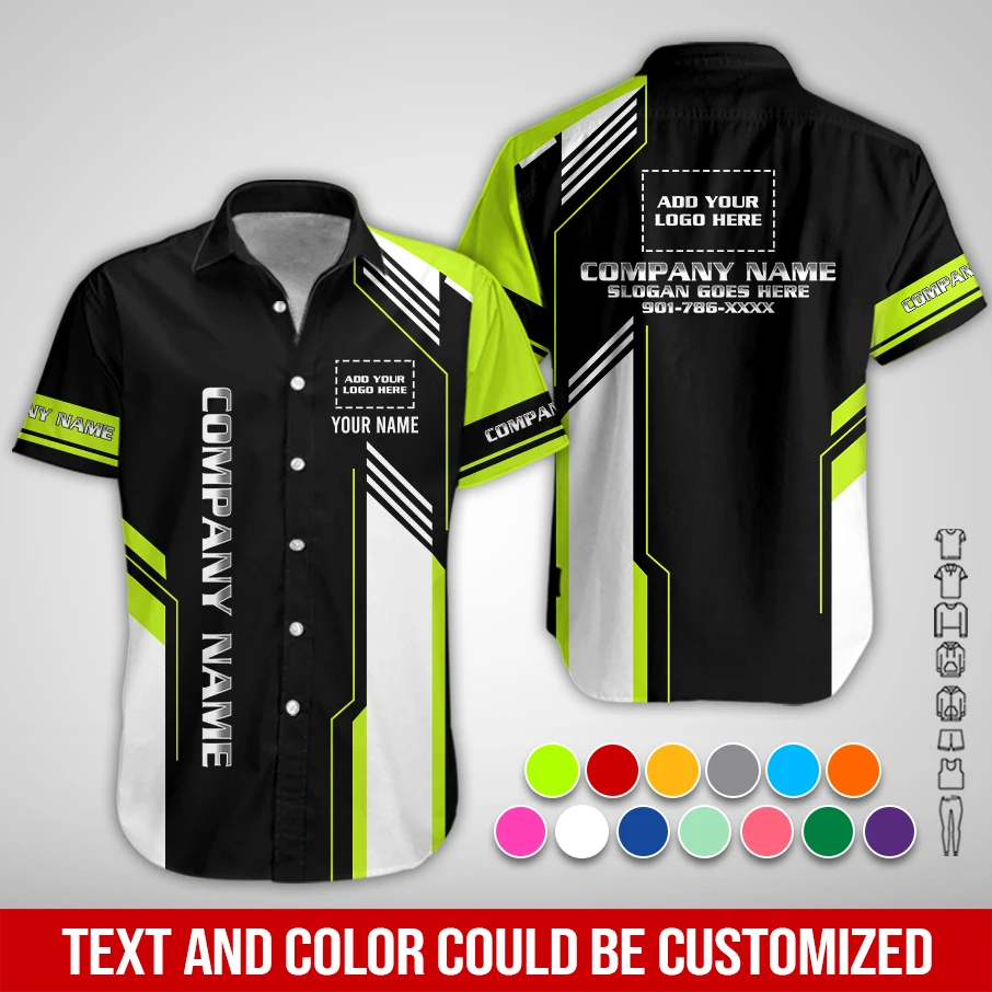 Personalized Name And Color Electrical Uniform All Over Printed Clothes PM342