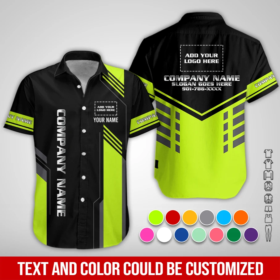 Personalized Name And Color Electrical Uniform All Over Printed Clothes PM343