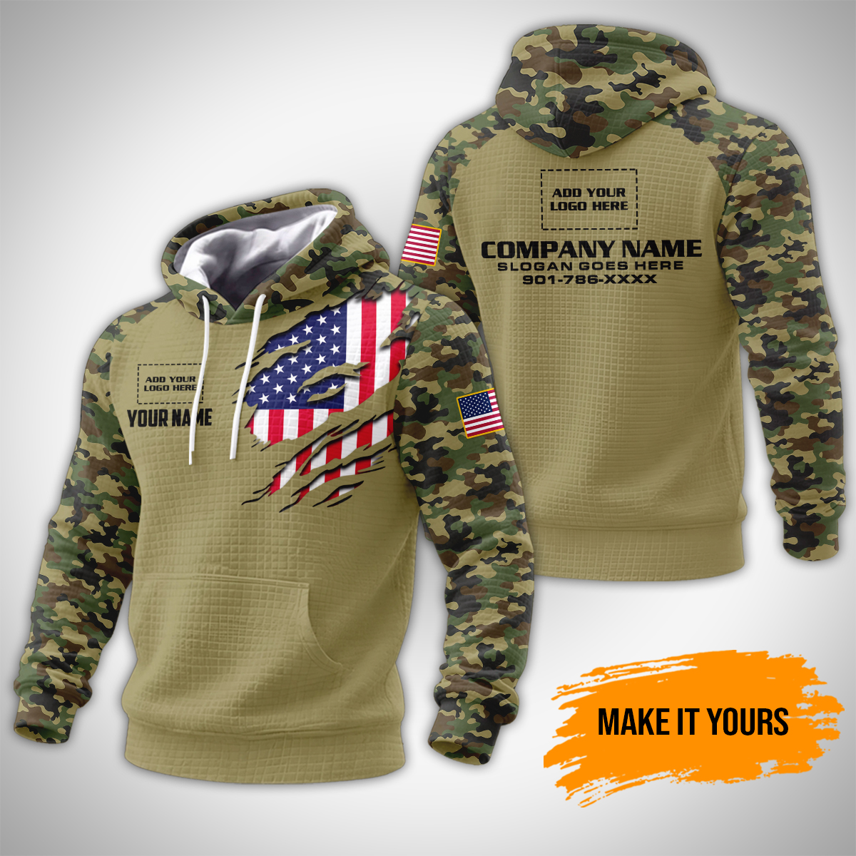 Custom Tree Service 3D Printed Corn Kernels Jacket
