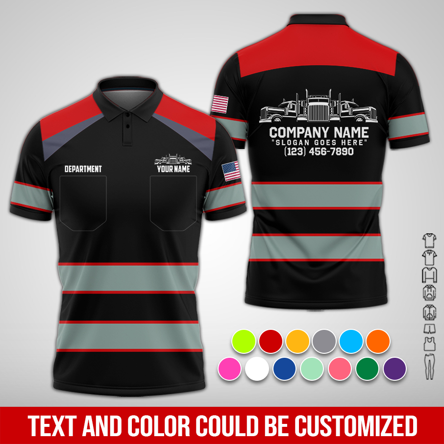 6076816-pocket-personalized-name-and-color-semi-truck-uniform-all-over-printed-clothes-am924-11.jpg Pocket-Custom Semi Truck Uniform Hoodie - photo 11