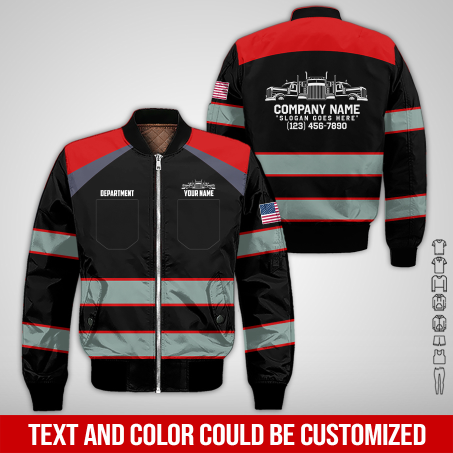 6076816-pocket-personalized-name-and-color-semi-truck-uniform-all-over-printed-clothes-am924-18.jpg Pocket-Custom Semi Truck Uniform Hoodie - photo 18