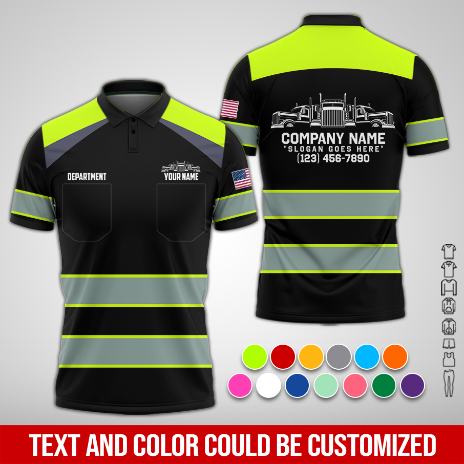 6076816-pocket-personalized-name-and-color-semi-truck-uniform-all-over-printed-clothes-am924-2.jpg Pocket-Custom Semi Truck Uniform Hoodie - photo 2
