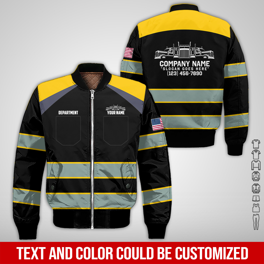 6076816-pocket-personalized-name-and-color-semi-truck-uniform-all-over-printed-clothes-am924-27.jpg Pocket-Custom Semi Truck Uniform Hoodie - photo 27