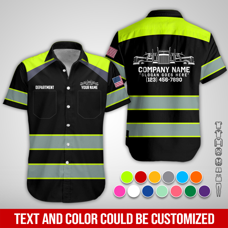 Pocket-Custom Semi Truck Uniform Hoodie - photo 3