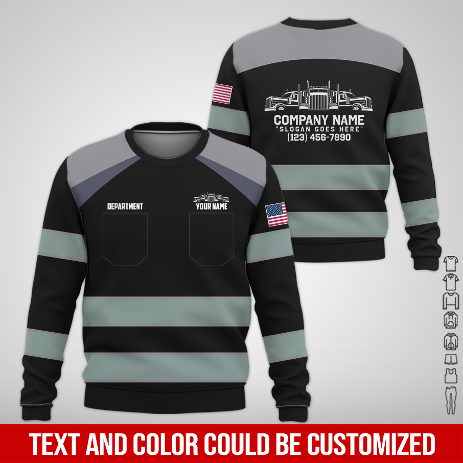 6076816-pocket-personalized-name-and-color-semi-truck-uniform-all-over-printed-clothes-am924-31.jpg Pocket-Custom Semi Truck Uniform Hoodie - photo 31