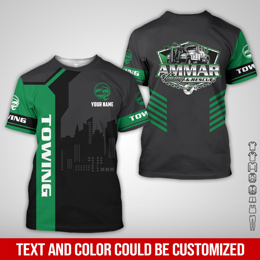 6080708-personalized-name-tow-truck-3d-all-over-printed-clothes-am932-100.jpg Custom Tow truck 3D Hoodie - photo 100