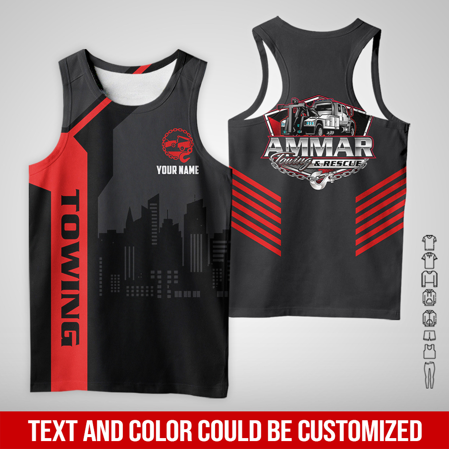6080708-personalized-name-tow-truck-3d-all-over-printed-clothes-am932-17.jpg Custom Tow truck 3D Hoodie - photo 17