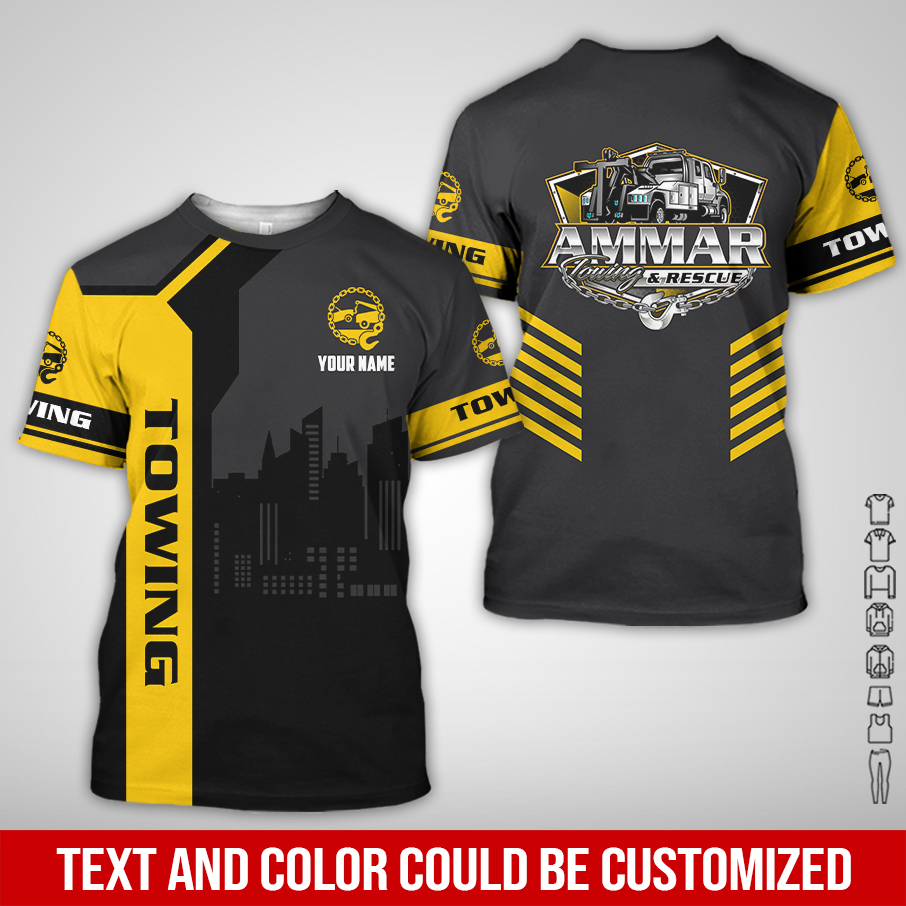 6080708-personalized-name-tow-truck-3d-all-over-printed-clothes-am932-19.jpg Custom Tow truck 3D Hoodie - photo 19