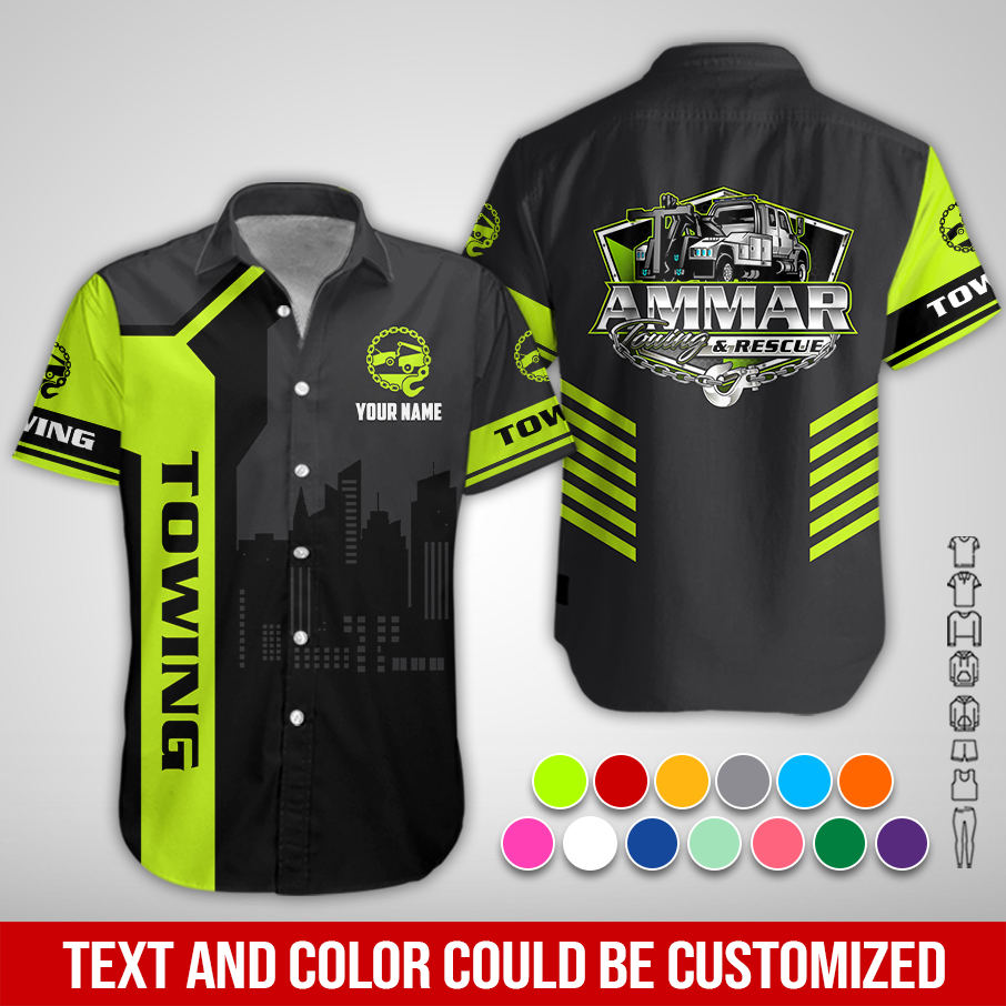 Custom Tow truck 3D Hoodie - photo 3