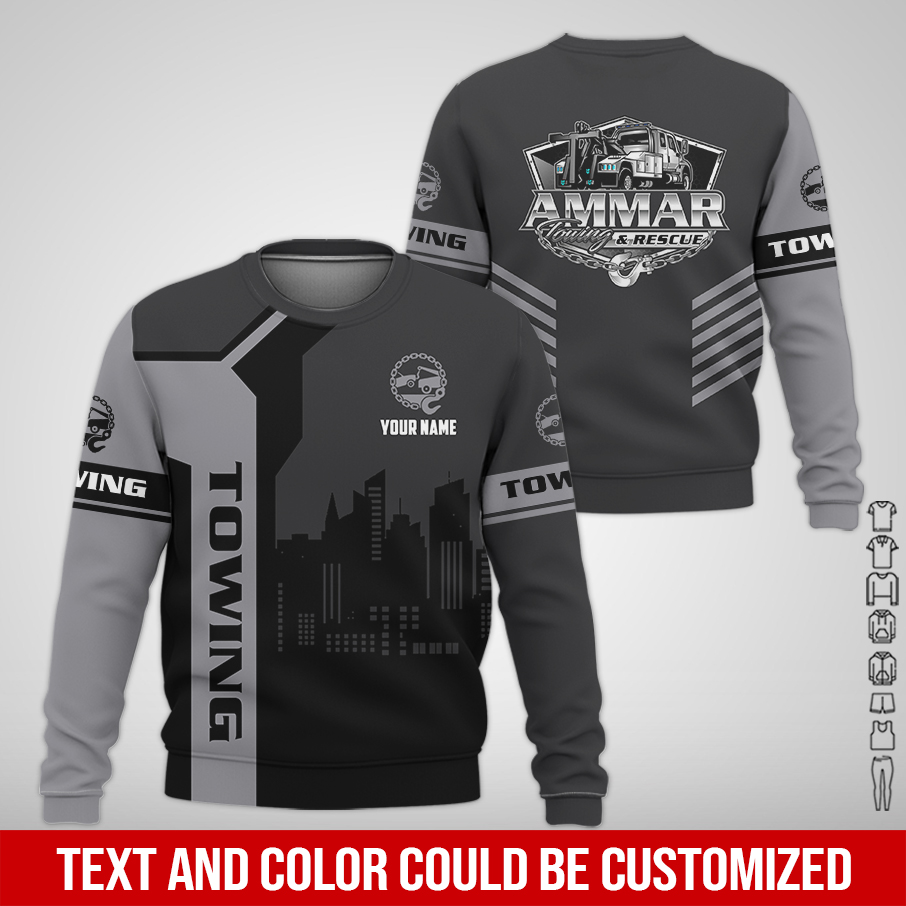 6080708-personalized-name-tow-truck-3d-all-over-printed-clothes-am932-31.jpg Custom Tow truck 3D Hoodie - photo 31