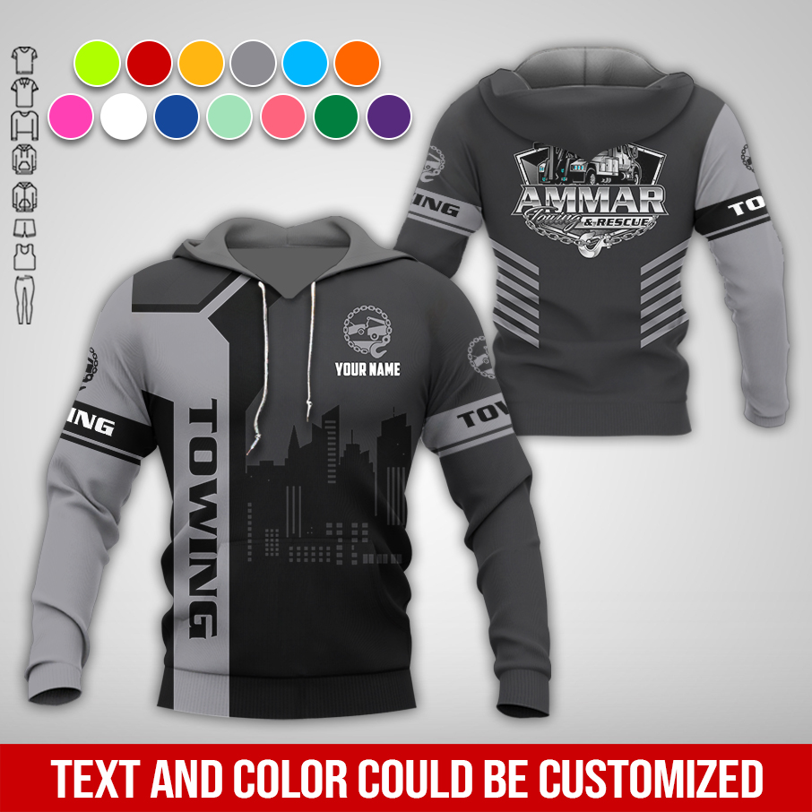 6080708-personalized-name-tow-truck-3d-all-over-printed-clothes-am932-32.jpg Custom Tow truck 3D Hoodie - photo 32