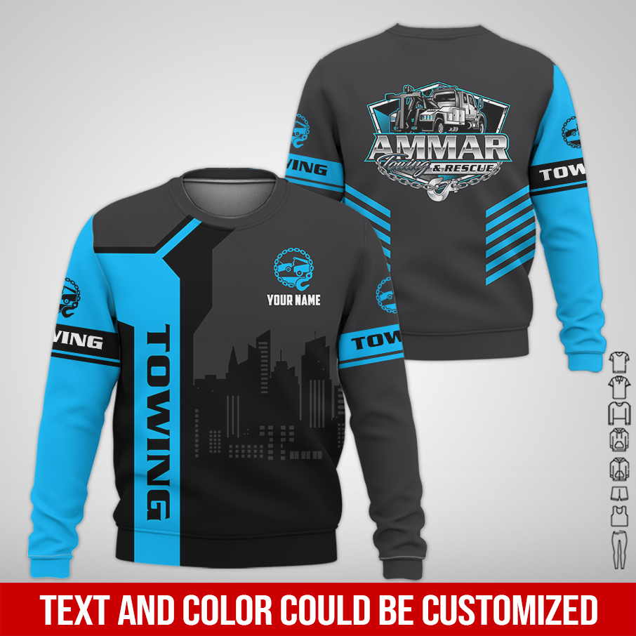 6080708-personalized-name-tow-truck-3d-all-over-printed-clothes-am932-40.jpg Custom Tow truck 3D Hoodie - photo 40