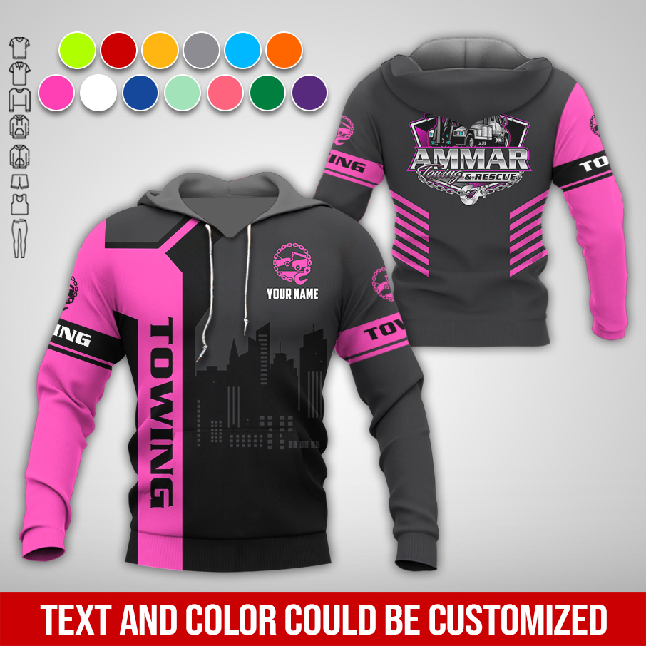 6080708-personalized-name-tow-truck-3d-all-over-printed-clothes-am932-59.jpg Custom Tow truck 3D Hoodie - photo 59