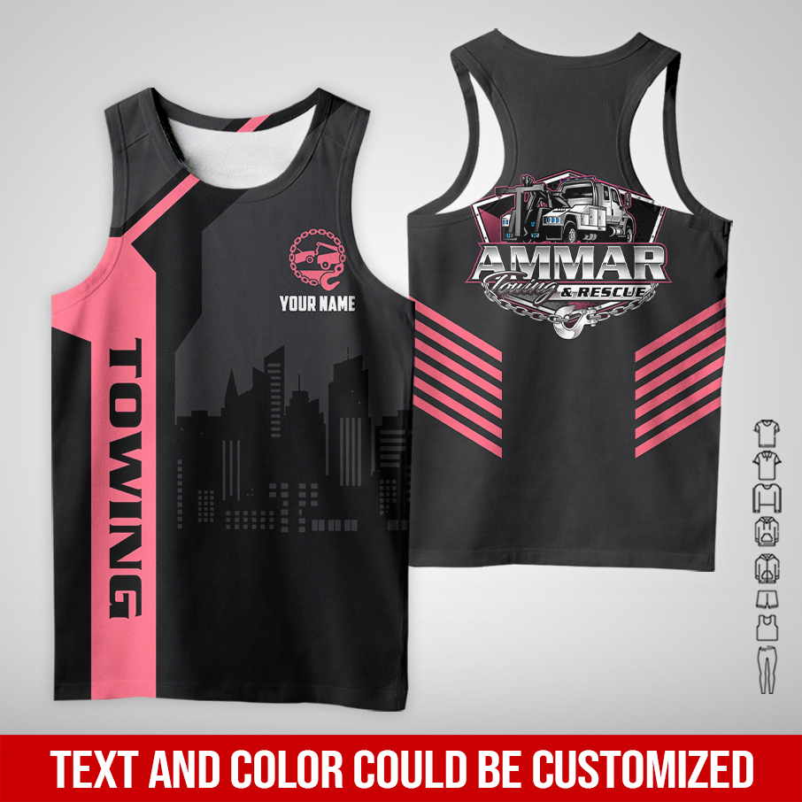 6080708-personalized-name-tow-truck-3d-all-over-printed-clothes-am932-98.jpg Custom Tow truck 3D Hoodie - photo 98
