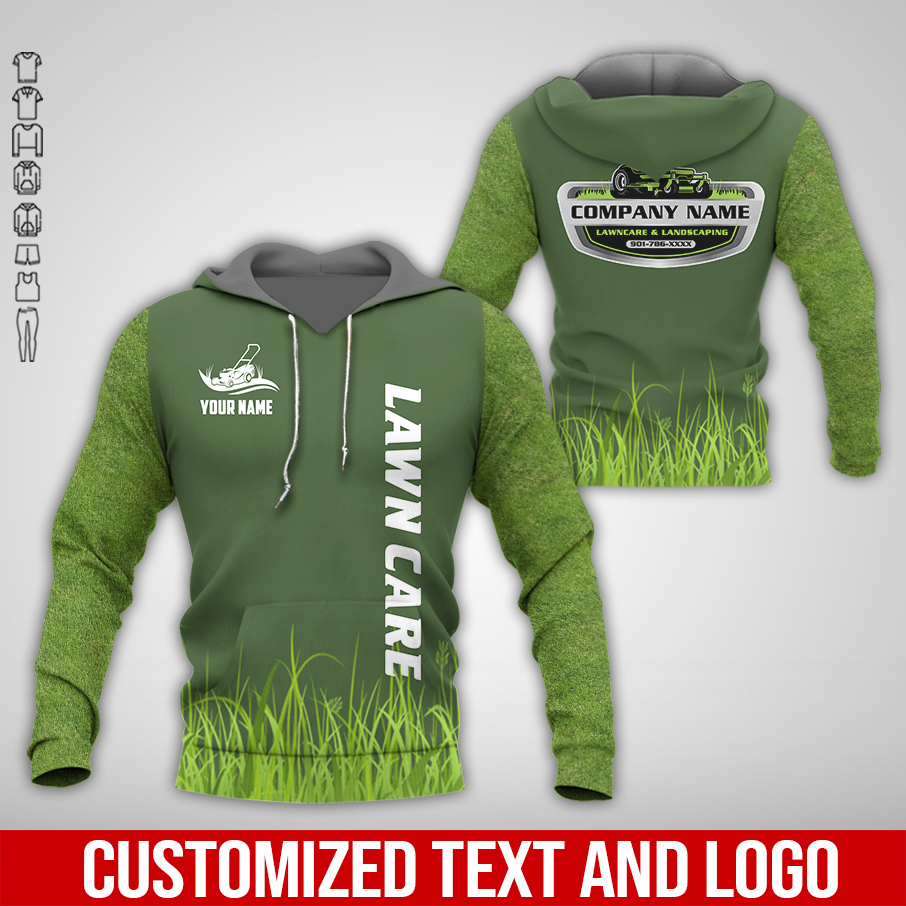 Custom Lawn Care 3D Hoodie - photo 5