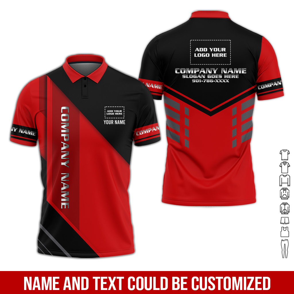6084762-custom-company-brand-uniform-shirt-personalized-name-logo-colors-pc454-11.jpg Custom Company Brand Uniform Shirt – Custom Name, - photo 11