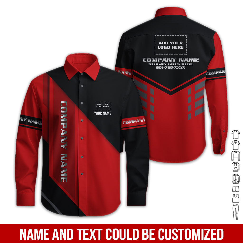 6084762-custom-company-brand-uniform-shirt-personalized-name-logo-colors-pc454-16.jpg Custom Company Brand Uniform Shirt – Custom Name, - photo 16