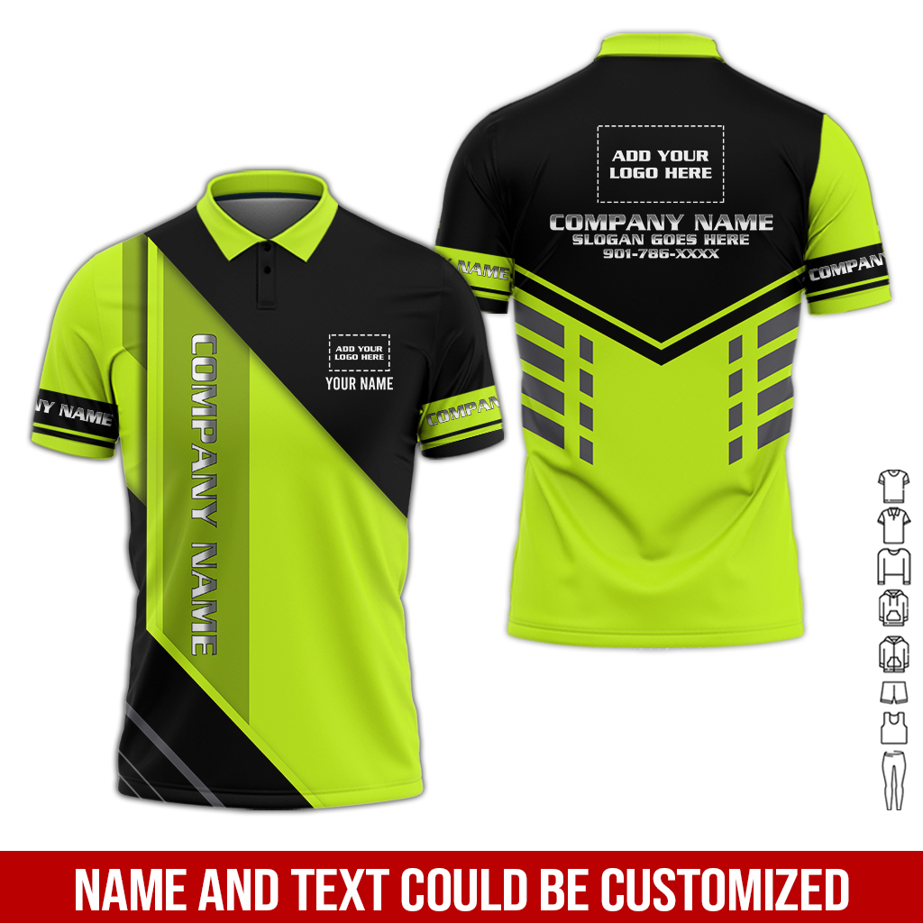 6084762-custom-company-brand-uniform-shirt-personalized-name-logo-colors-pc454-2.jpg Custom Company Brand Uniform Shirt – Custom Name, - photo 2