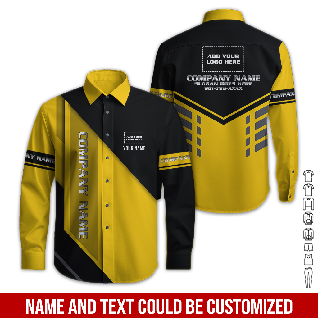 6084762-custom-company-brand-uniform-shirt-personalized-name-logo-colors-pc454-25.jpg Custom Company Brand Uniform Shirt – Custom Name, - photo 25