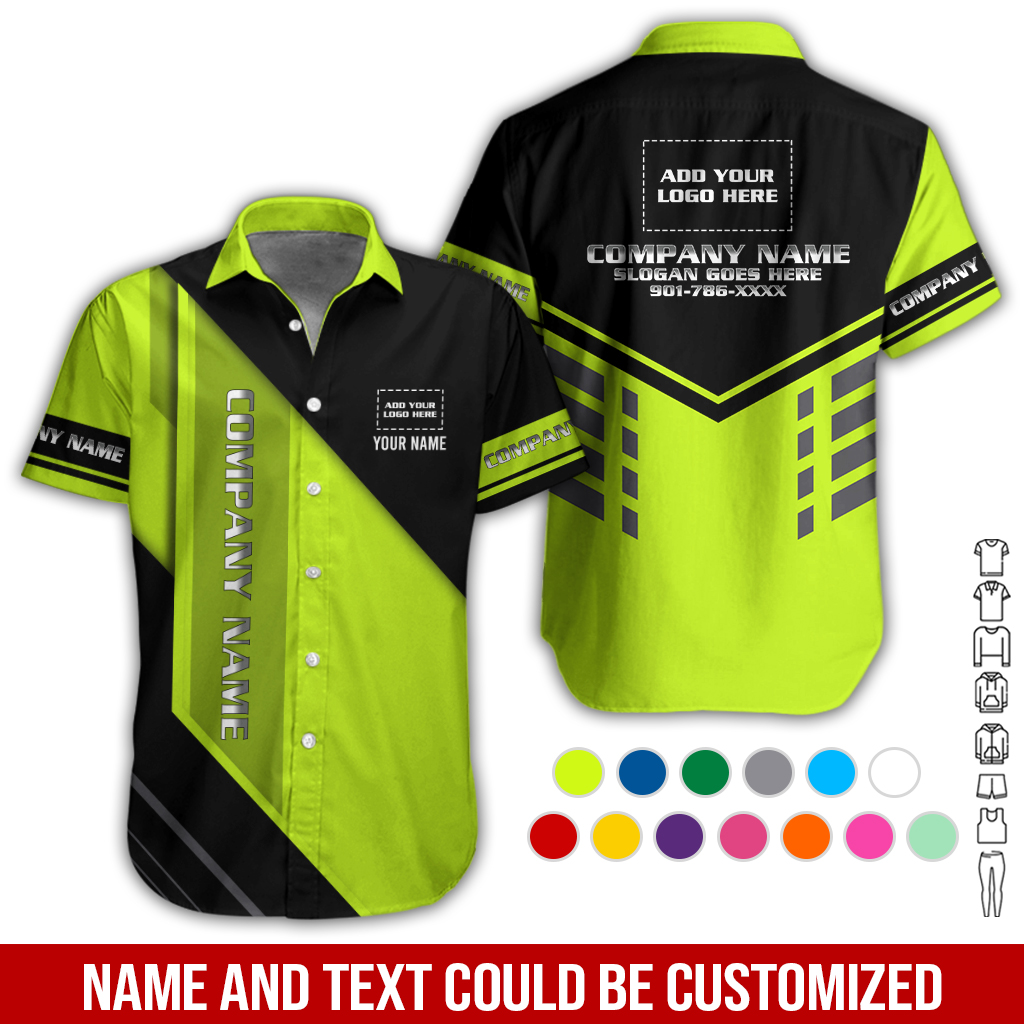 Custom Company Brand Uniform Shirt – Custom Name, - photo 3