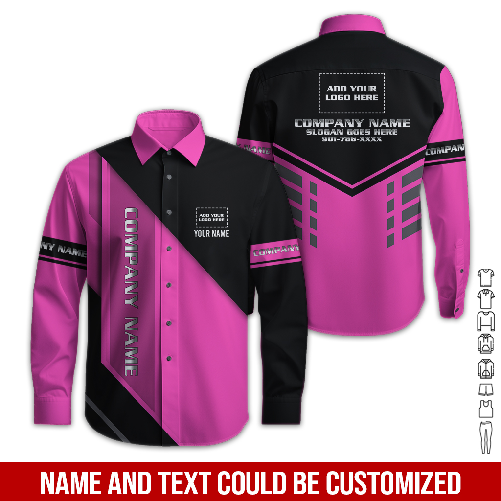 6084762-custom-company-brand-uniform-shirt-personalized-name-logo-colors-pc454-61.jpg Custom Company Brand Uniform Shirt – Custom Name, - photo 61