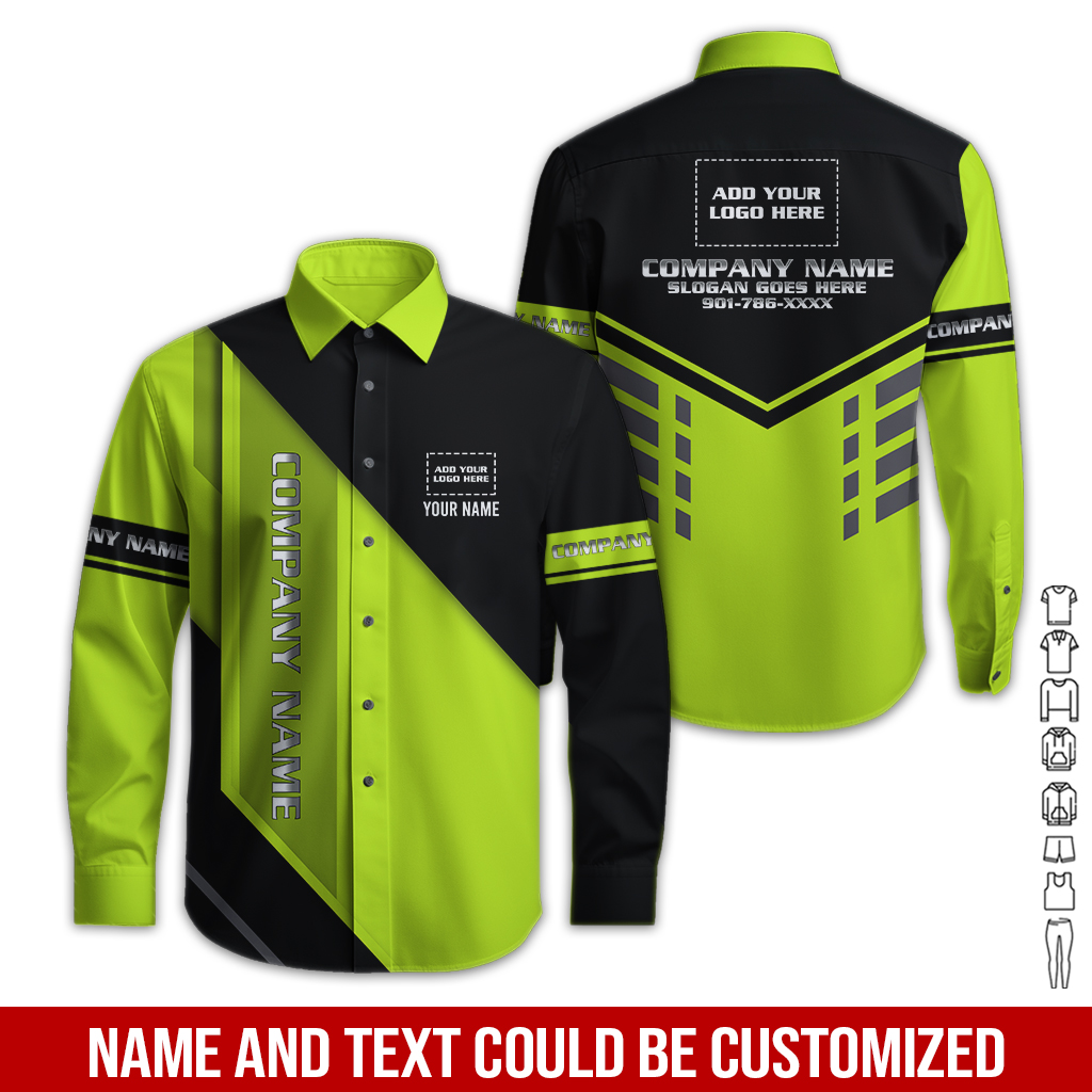6084762-custom-company-brand-uniform-shirt-personalized-name-logo-colors-pc454-7.jpg Custom Company Brand Uniform Shirt – Custom Name, - photo 7
