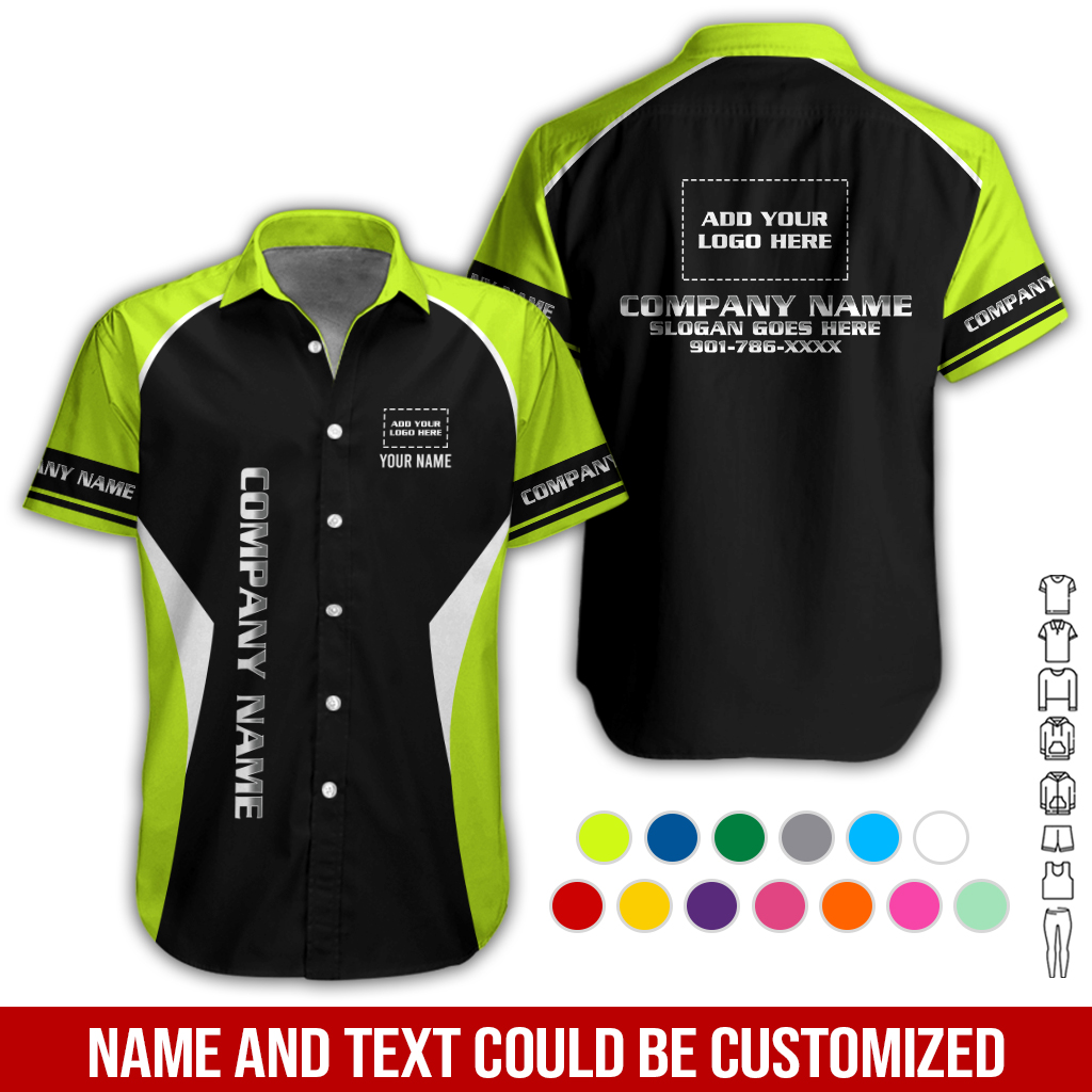 Custom Company Brand Uniform Shirt – Custom Name, - photo 3