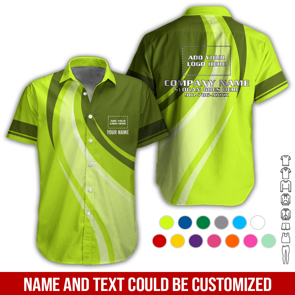 Custom Company Brand Uniform Shirt – Custom Name, - photo 3