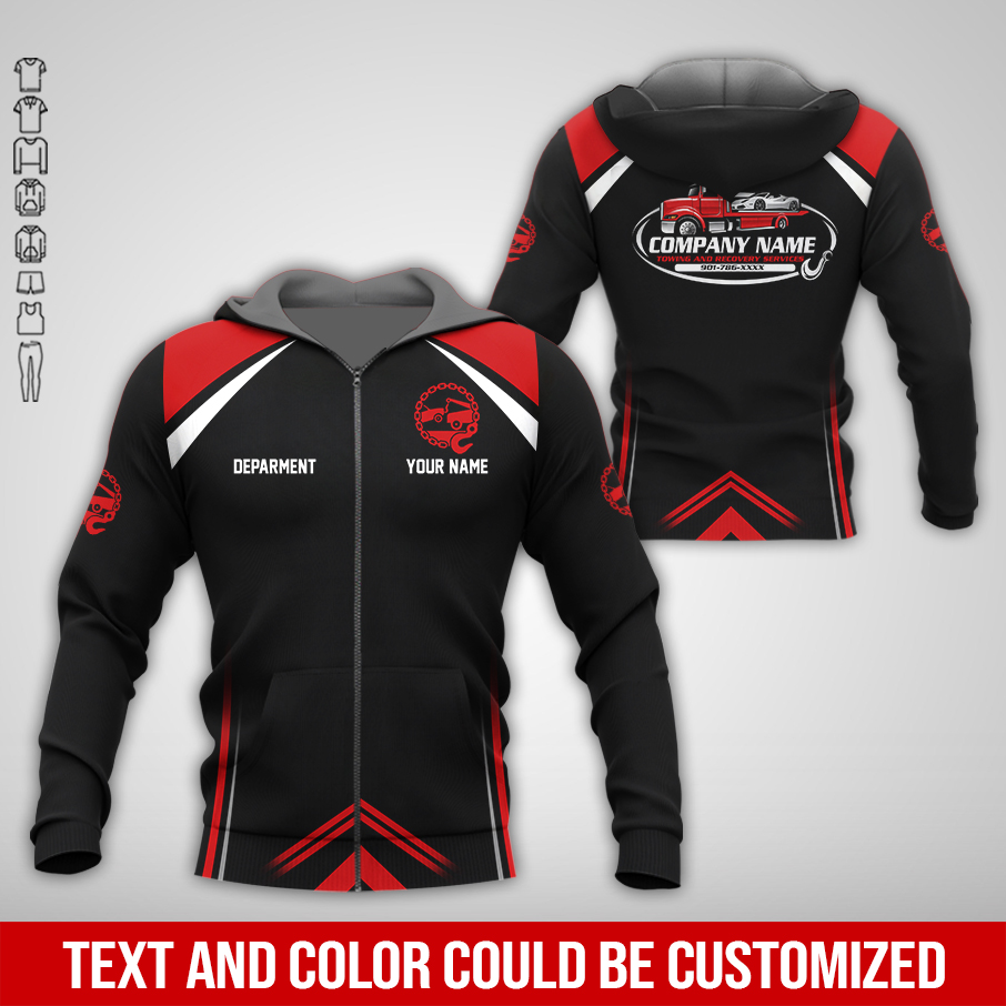 6094492-personalized-name-tow-truck-3d-all-over-printed-clothes-am946-15.jpg Custom Tow Truck 3D Hoodie - photo 15