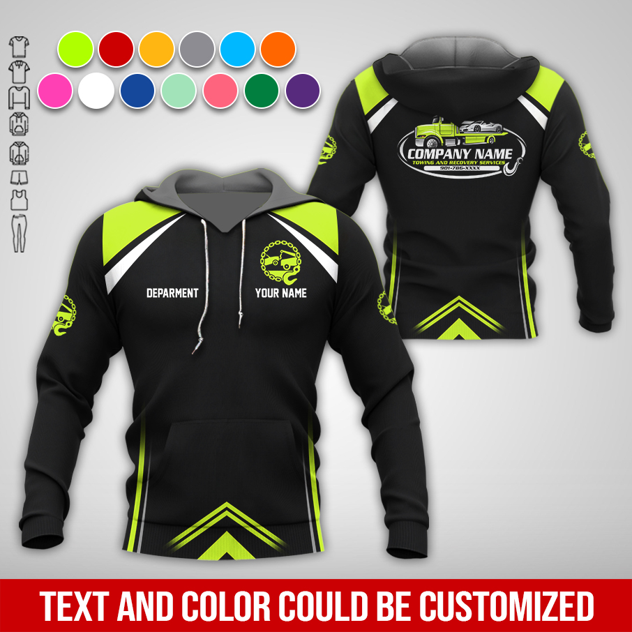 6094492-personalized-name-tow-truck-3d-all-over-printed-clothes-am946-5.jpg Custom Tow Truck 3D Hoodie - photo 5