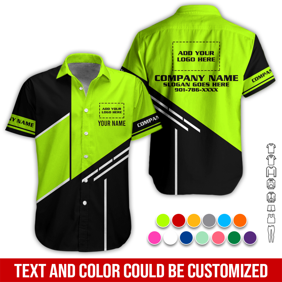 Custom Company Brand Uniform Shirt – Custom Name, - photo 3