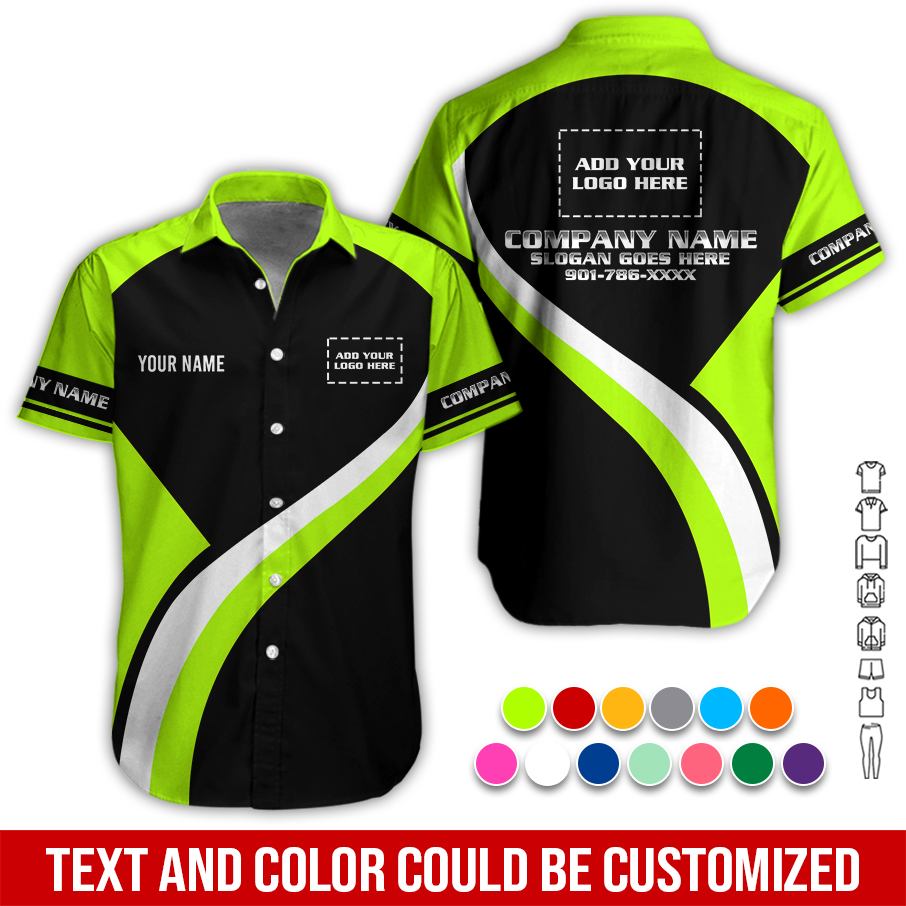 Custom Company Brand Uniform Shirt – Custom Name, - photo 3