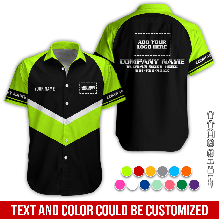 Custom Company Brand Uniform Shirt – Custom Name, - photo 3