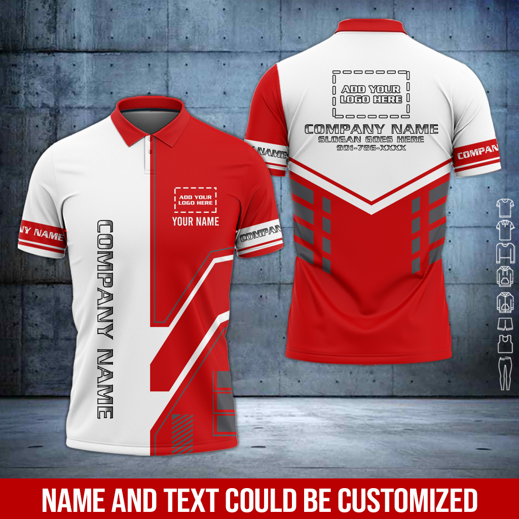 6098990-custom-company-brand-uniform-shirt-personalized-name-logo-colors-pc464-11.jpg Custom Company Brand Uniform Shirt – Custom Name, - photo 11