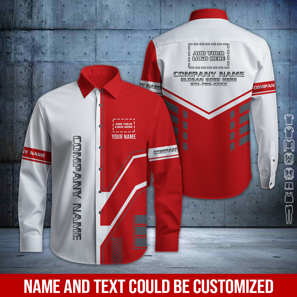 6098990-custom-company-brand-uniform-shirt-personalized-name-logo-colors-pc464-16.jpg Custom Company Brand Uniform Shirt – Custom Name, - photo 16