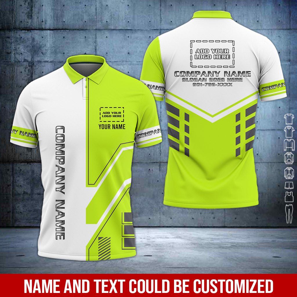 6098990-custom-company-brand-uniform-shirt-personalized-name-logo-colors-pc464-2.jpg Custom Company Brand Uniform Shirt – Custom Name, - photo 2