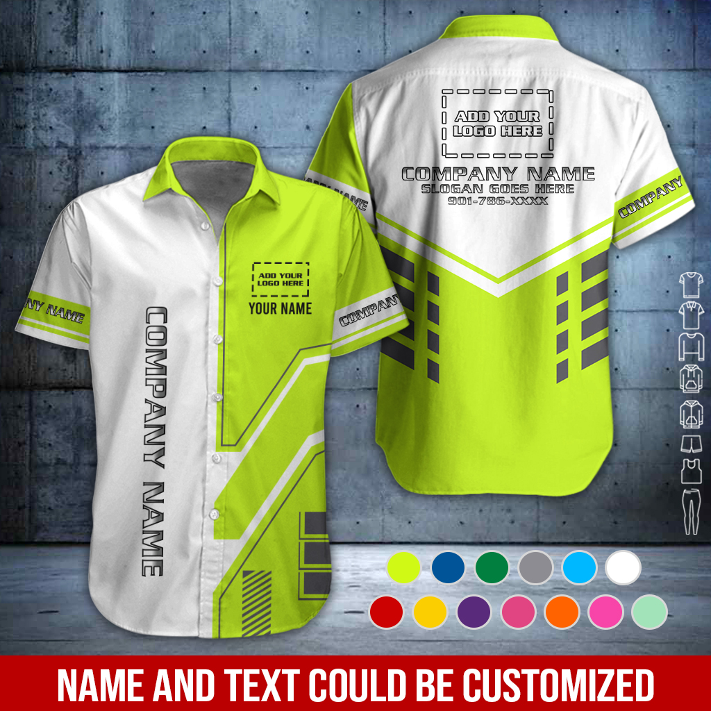 Custom Company Brand Uniform Shirt – Custom Name, - photo 3