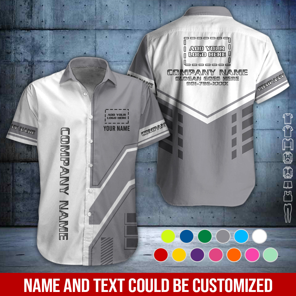 6098990-custom-company-brand-uniform-shirt-personalized-name-logo-colors-pc464-30.jpg Custom Company Brand Uniform Shirt – Custom Name, - photo 30