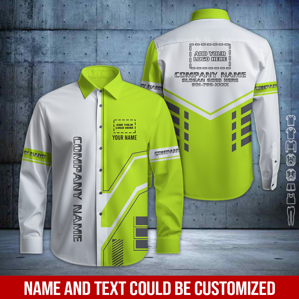 6098990-custom-company-brand-uniform-shirt-personalized-name-logo-colors-pc464-7.jpg Custom Company Brand Uniform Shirt – Custom Name, - photo 7