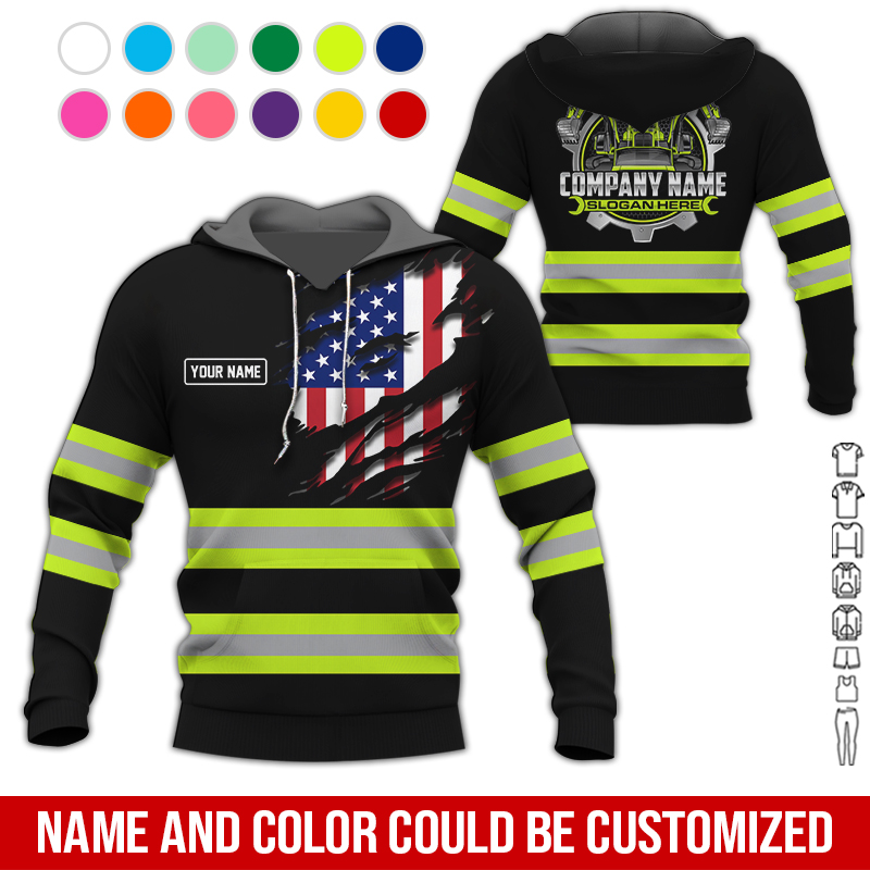 Custom Love Excavator 3D Hoodie - photo 5