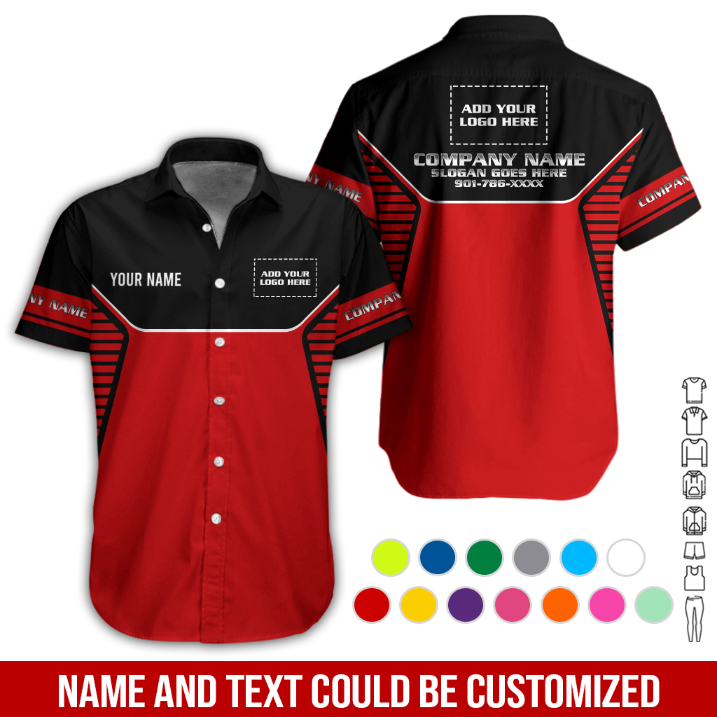 Custom Company Brand Uniform Shirt – Custom Name, - photo 12