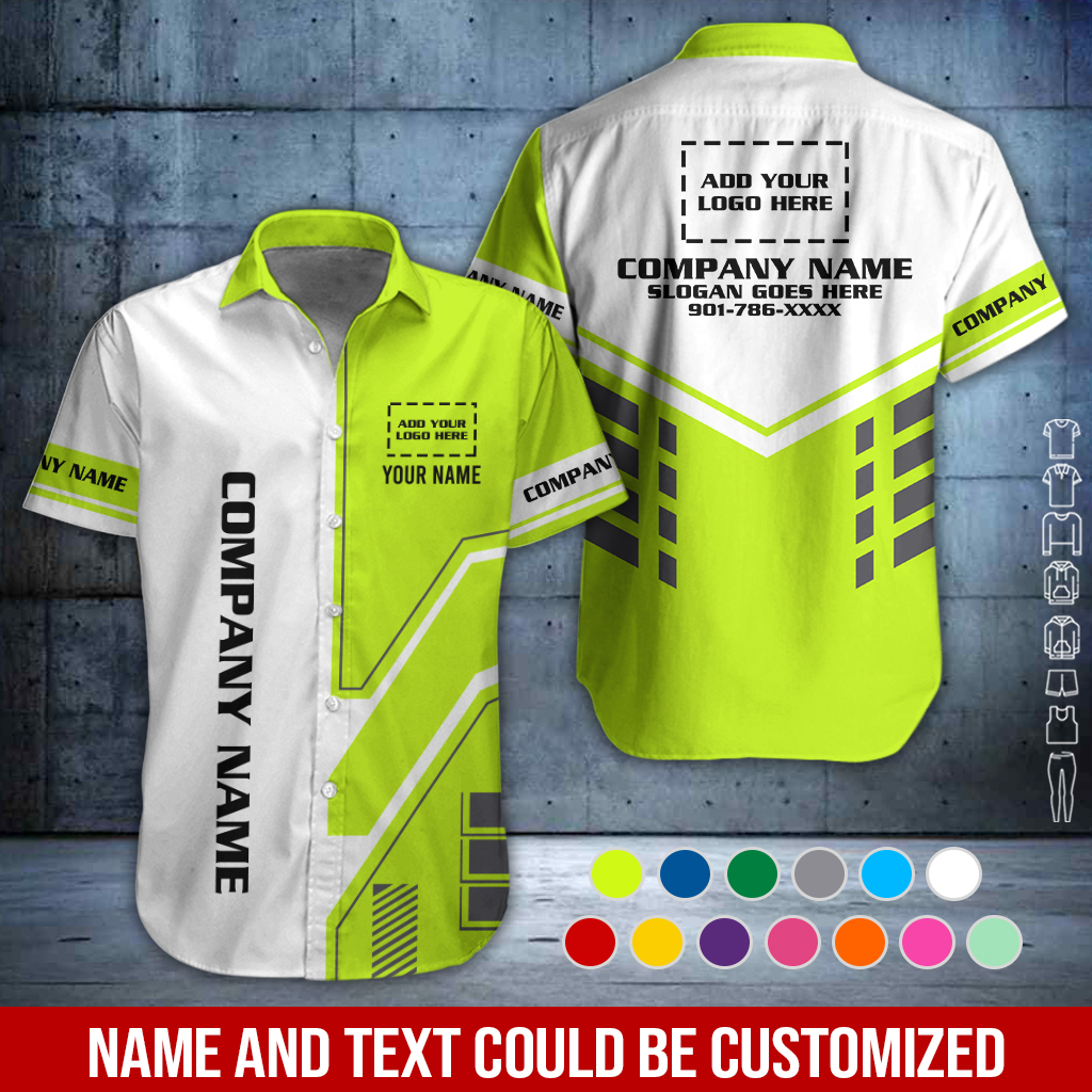 Custom Company Brand Uniform Shirt – Custom Name, - photo 3