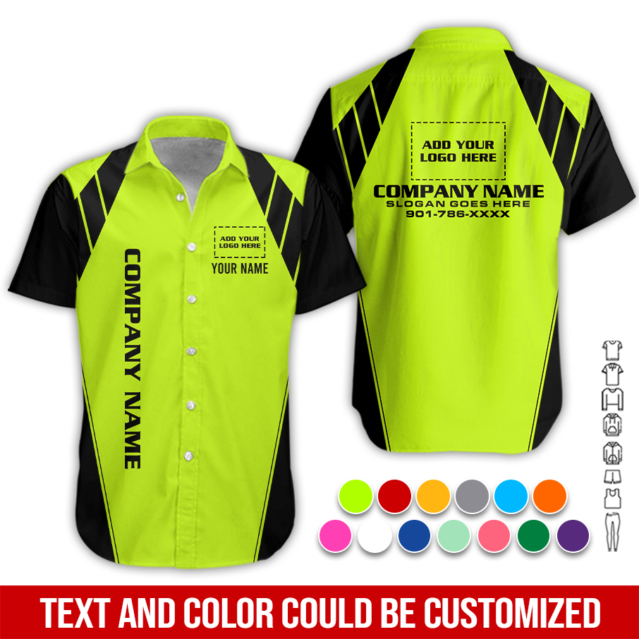 Custom Company Brand Uniform Shirt – Custom Name, - photo 3